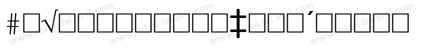NeuzitSHeavy Book字体转换